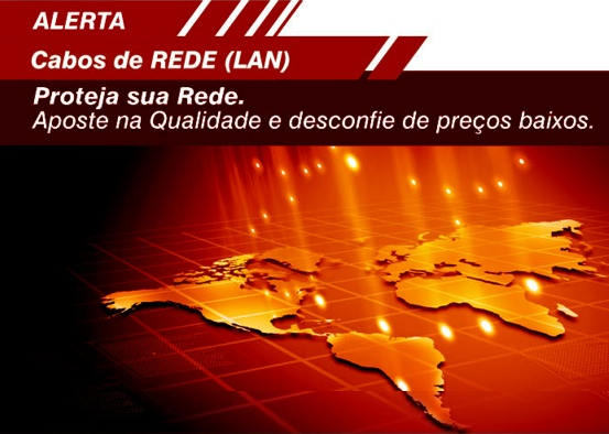 Atenção para não comprar cabos de alumínio